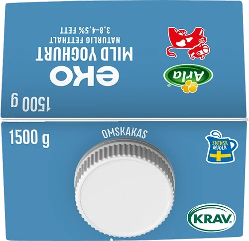 Eko mild yoghurt naturell 3.8-4.5%