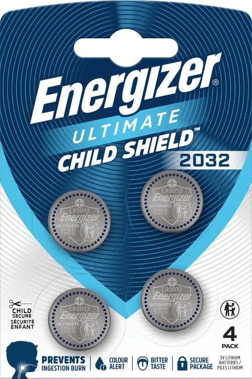 Batterier Cr2032 Ultimate Lithium 4stk Energizer
