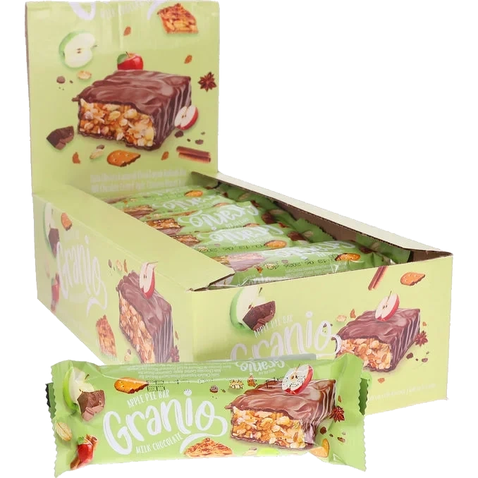 Bar Mjölkchoklad & Äppelpaj 24-pack