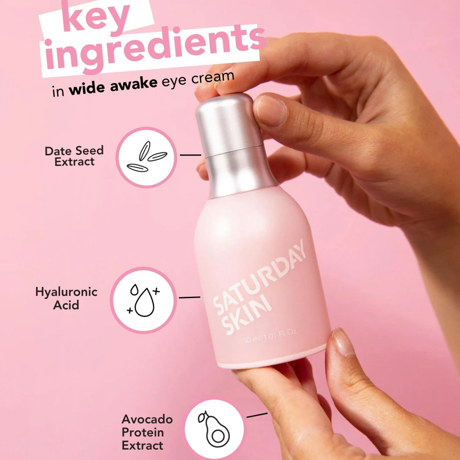 Saturday Skin Wide Awake Brightening Eye Cream