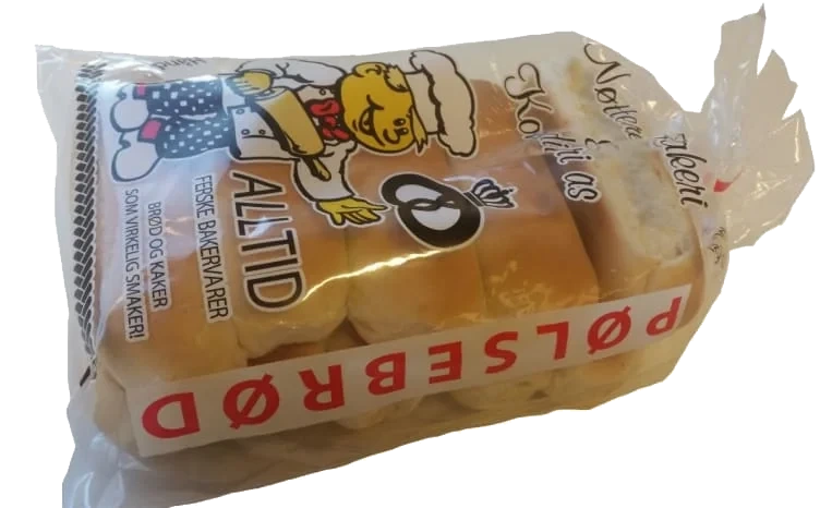 Pølsebrød 10pk Nøtterø Bakeri
