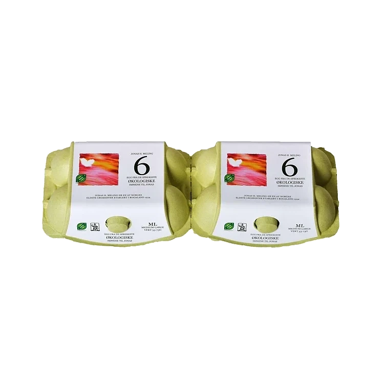 Egg 6m/l 6stk økol.     380g