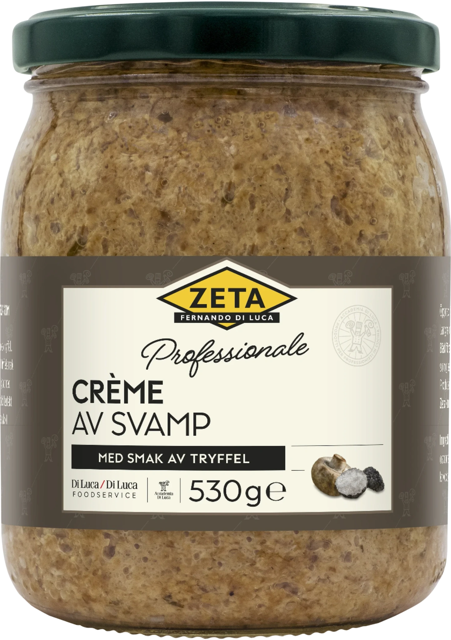 Crème av svamp med tryffel