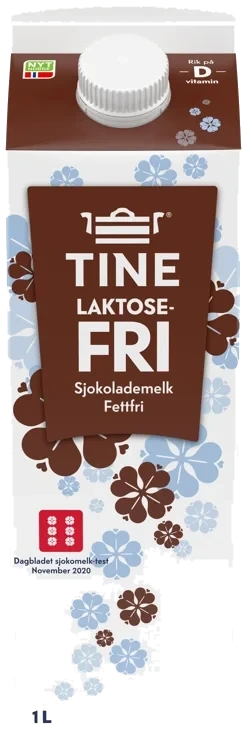 Sjokolademelk laktosefri  1l
