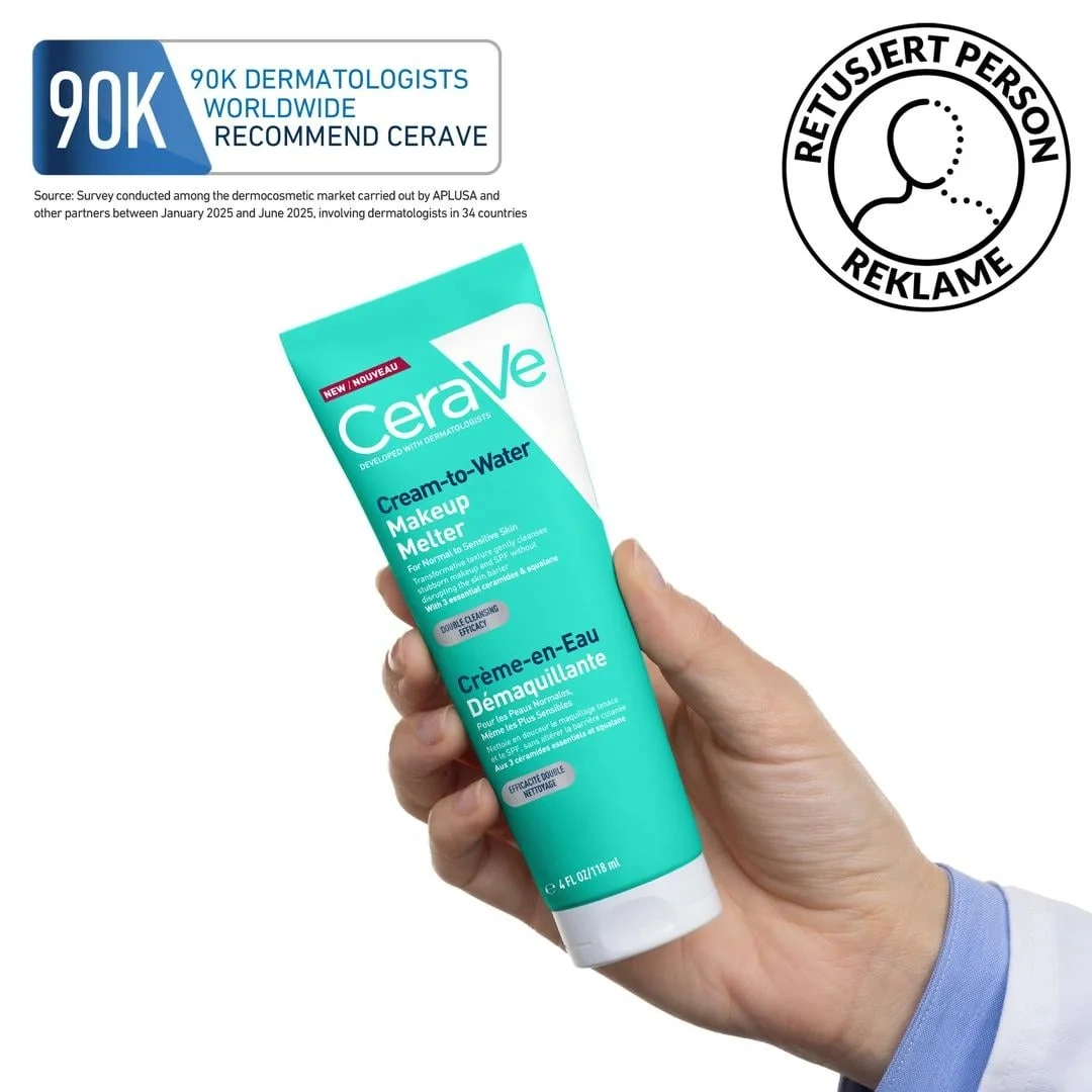 CeraVe Cream-to-Water Makeup Melter, 118 ml