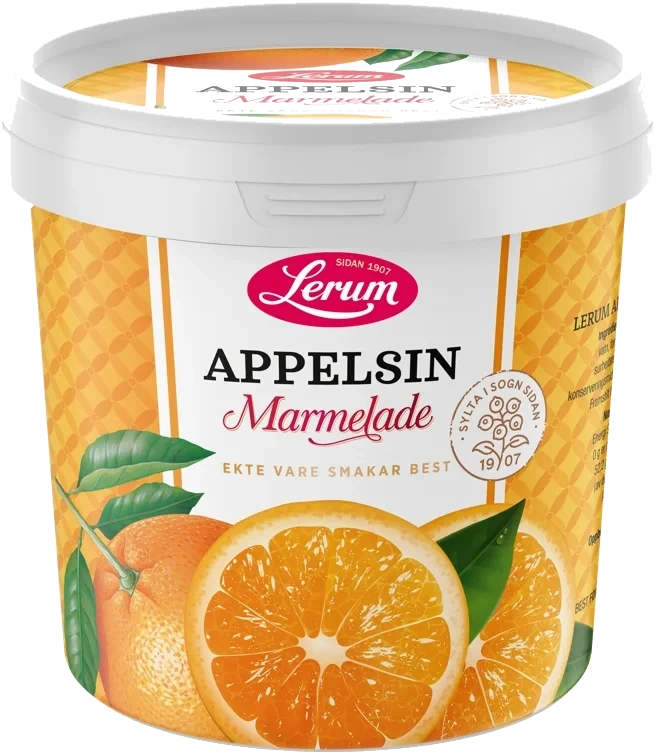 Appelsinmarmelade 1kg Lerum