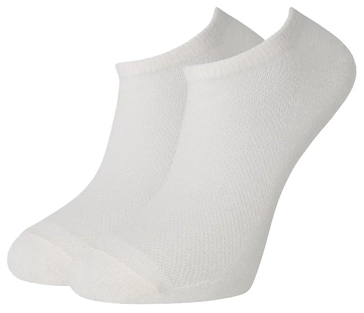 Wool Anklesocks X2 White 37-40 pr