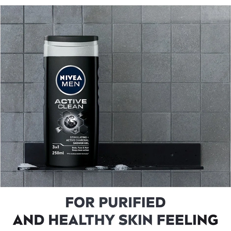 Nivea Men Shower Active Clean 250ml