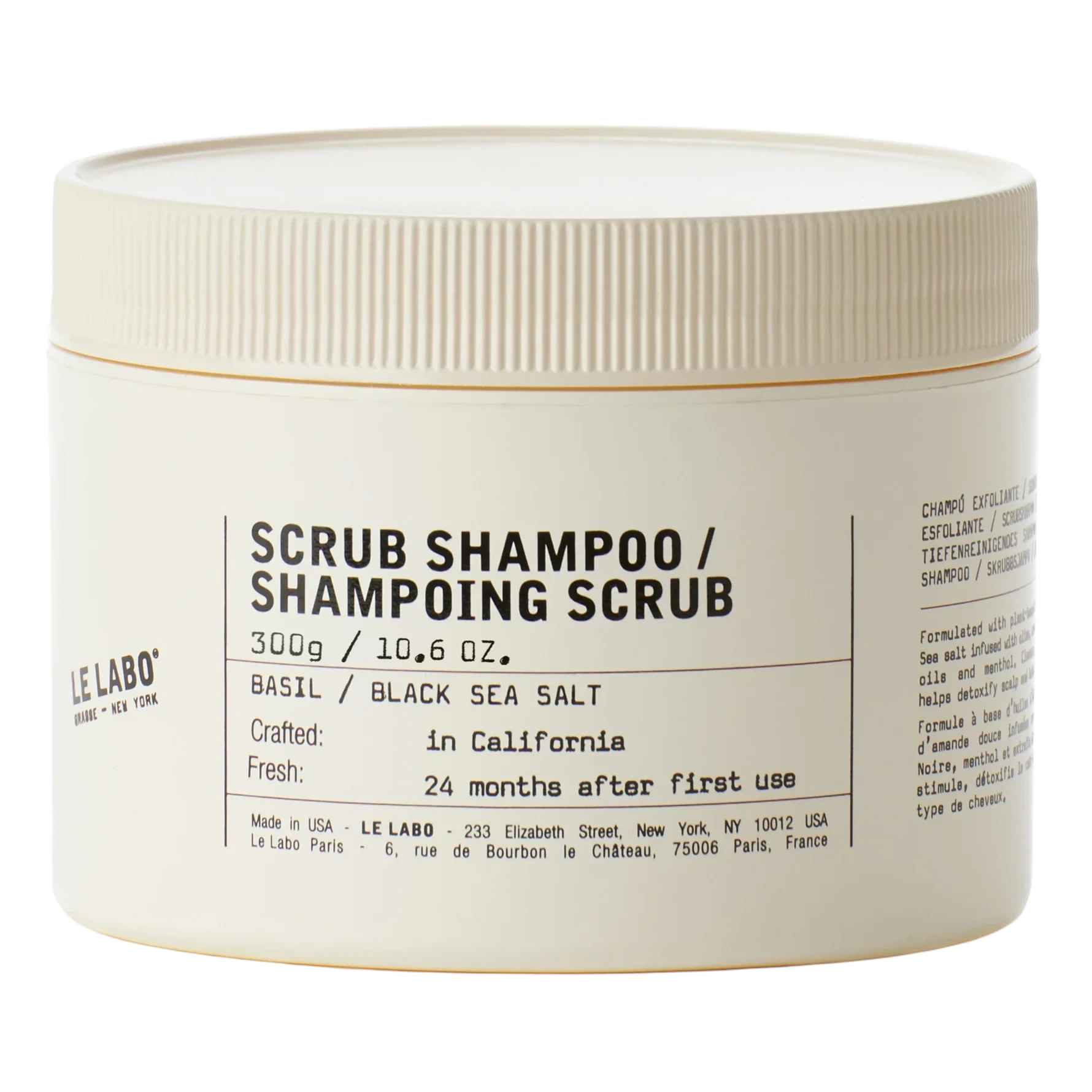 Le Labo Basil Hair Shampoo Scrub Shampoo Basil