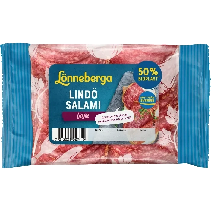 Lindösalami Vitlök 90g Lönneberga