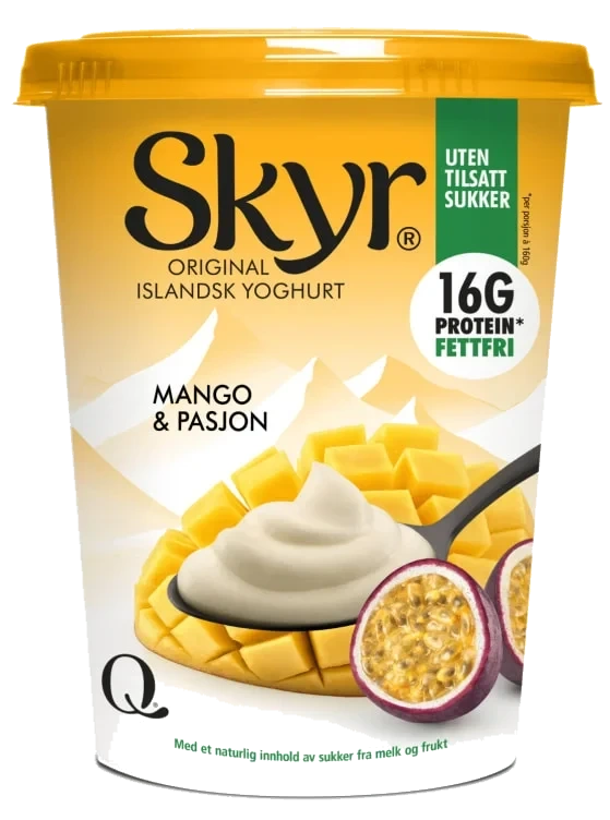 Q skyr mango & pasjon  450g