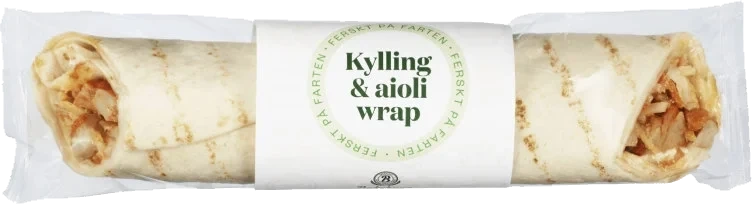 Wrap Kylling&Aioli 250g Bakehuset
