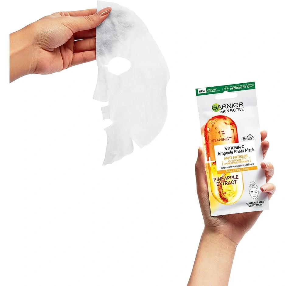 Garnier Skin Activ Ampoules Tissue Mask Vitamin C (anti Fatigue)