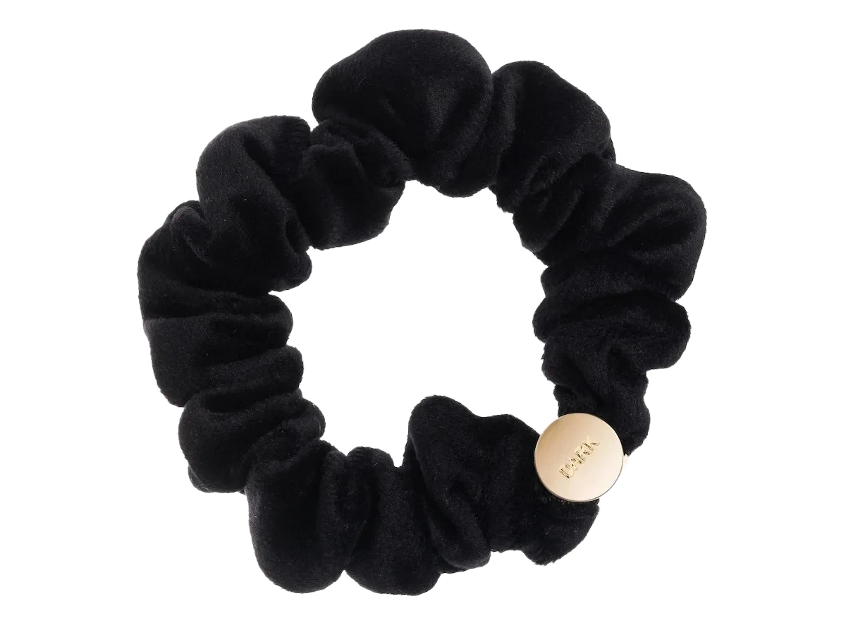 Dark Mini Velvet Scrunchie Hair Braid