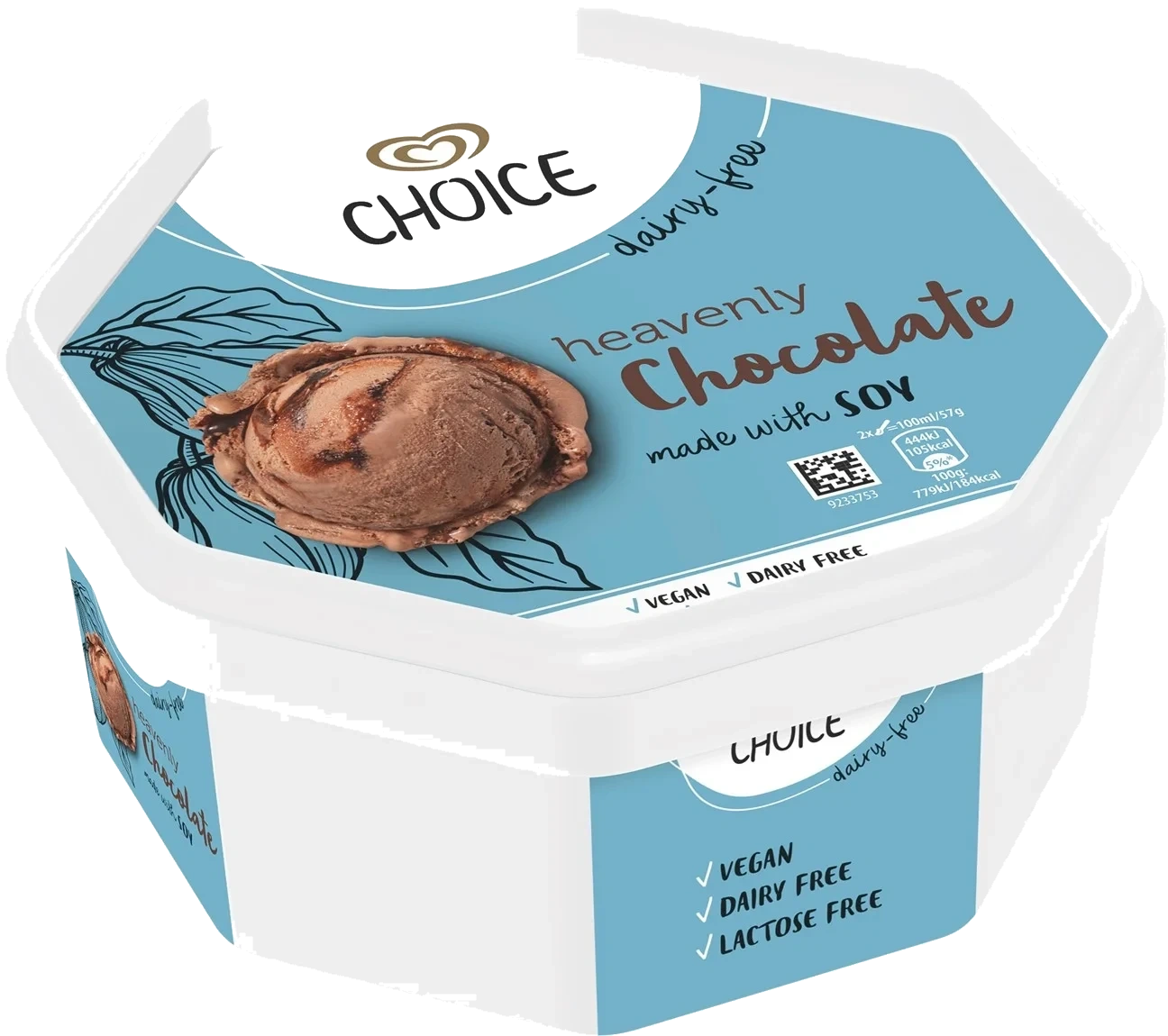 Choklad sojaglass