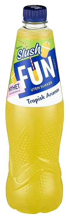 Fun light slush tropisk ananas  0,8l