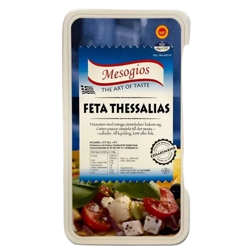 Fetaost Thessalias skivad 2kg