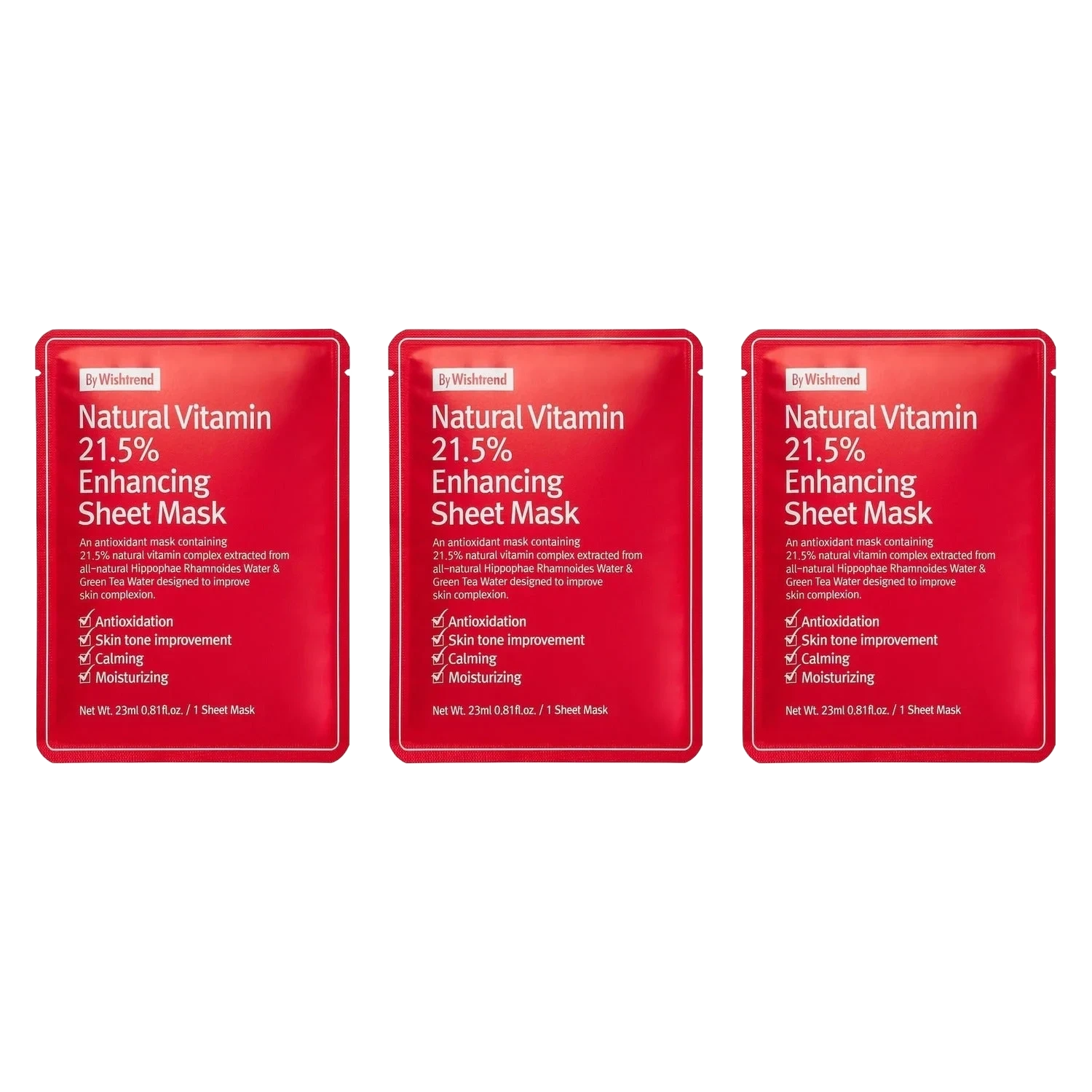 By Wishtrend Natural Vitamin 21,5% Enhancing Sheet Mask Natural Vitamin 21,5% Enhancing Sheet Mask