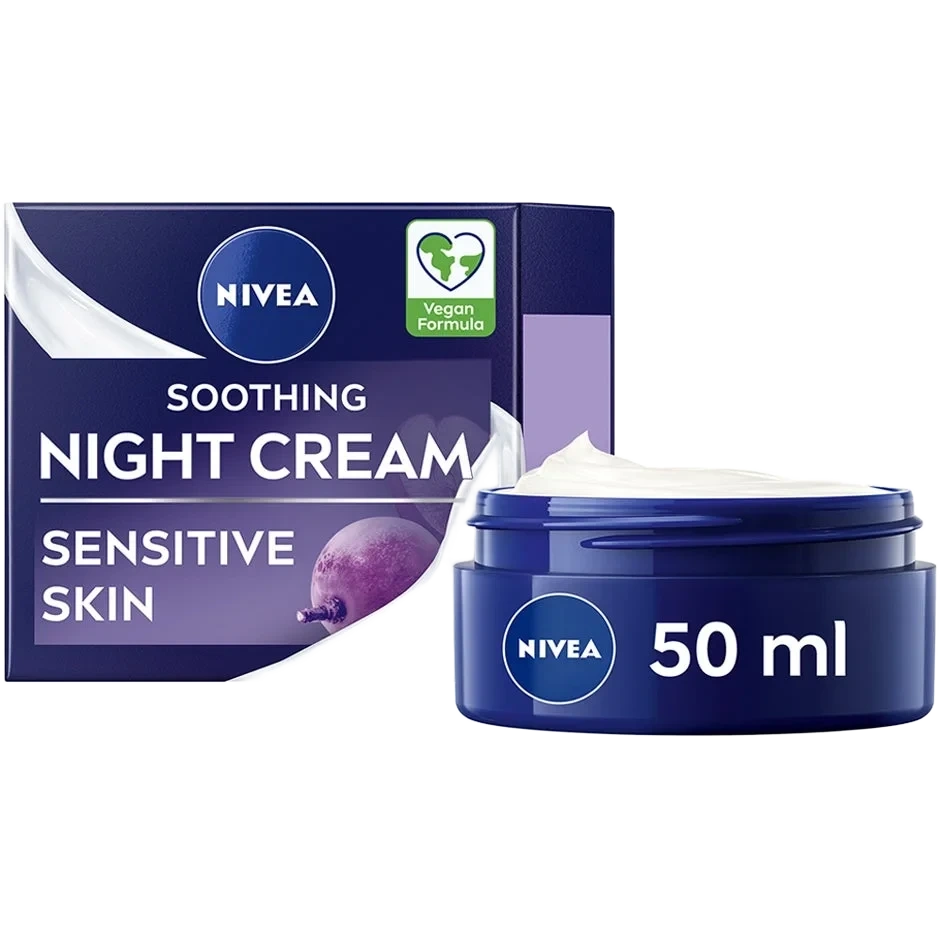 Nivea Sensitive Soothing Night Cream, 50ml