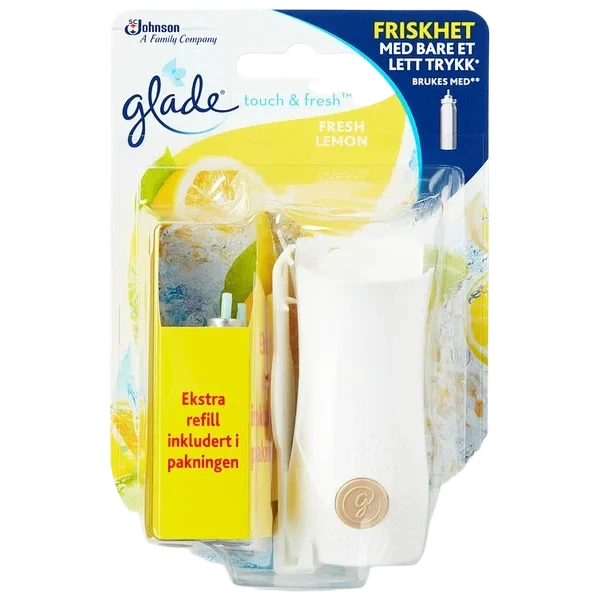 Glade Touch&Fresh Fresh Lemon Holder+refill 2x10ml