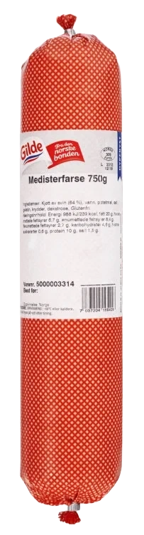 Medisterfarse Snabb Frys 750g Gilde