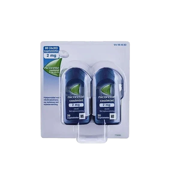 Nicorette sugetablett mint 2mg  80stk