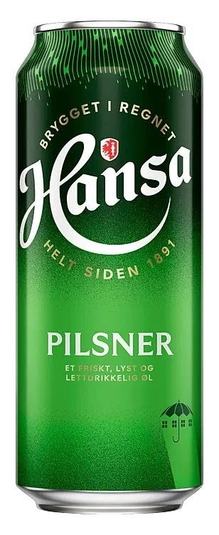 Hansa Pilsner 0,5l boks
