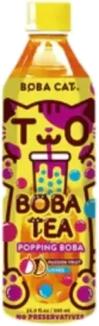 Boba Cat Passion Lychee 500ml