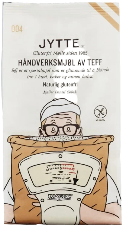 Jyttemel Teff glutenfri 400g Holmen Crisp