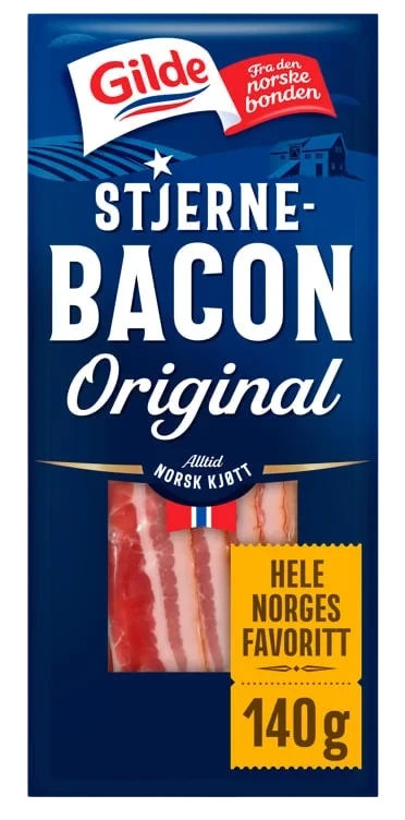 Stjernebacon skivet 140g Gilde