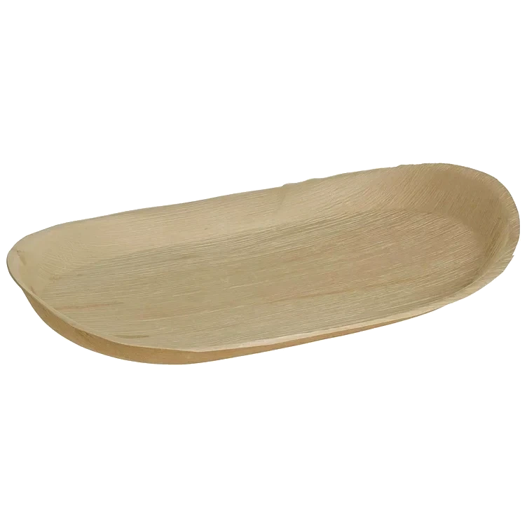Tallerken oval 48x24cm palmeblad   50stk