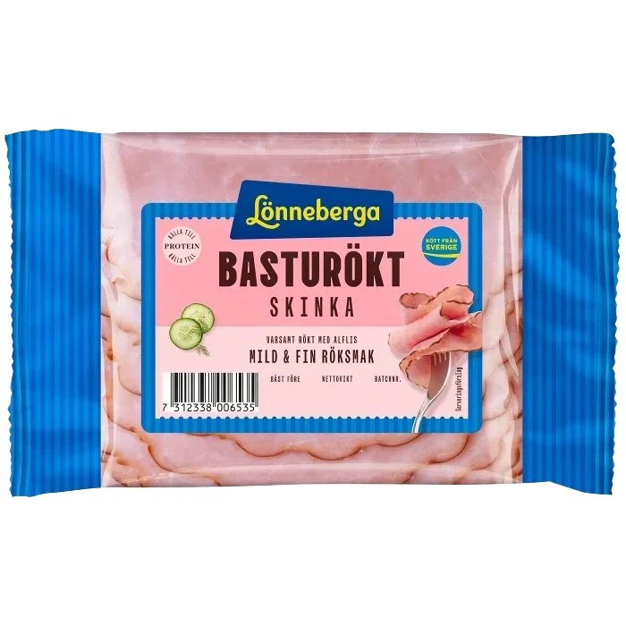 Skinka Basturökt 105g Lönneberga