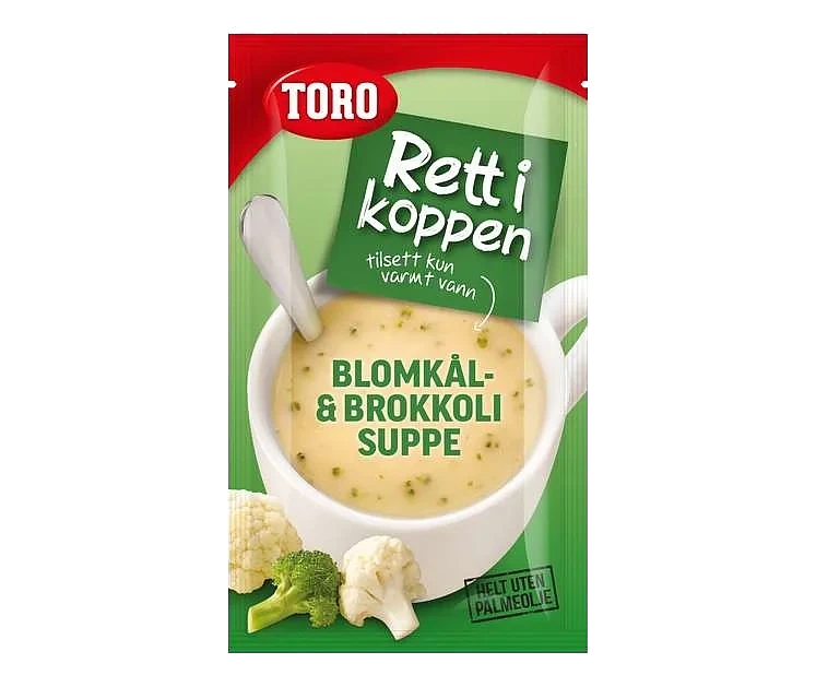 Rik blomkål og brokkoli pose   20g