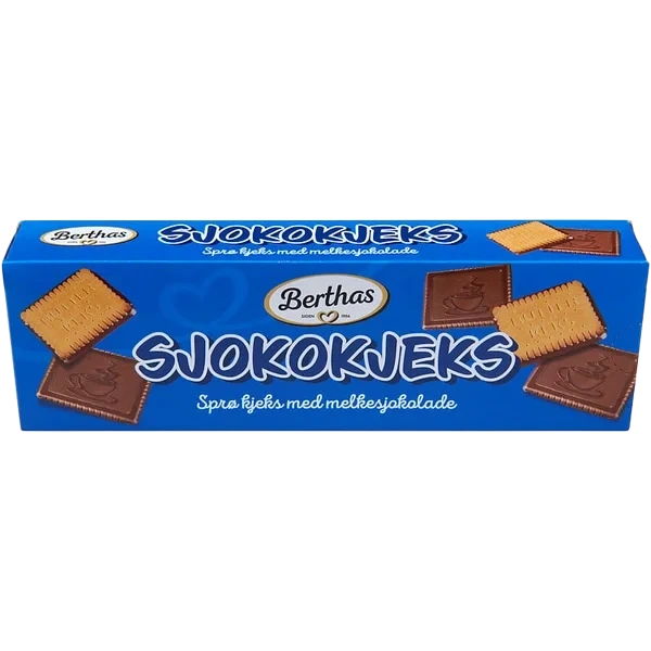 Sjokokjeks 125g Berthas