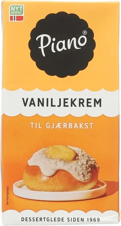 Piano Vaniljekrem Til Steking 1/2l Tine