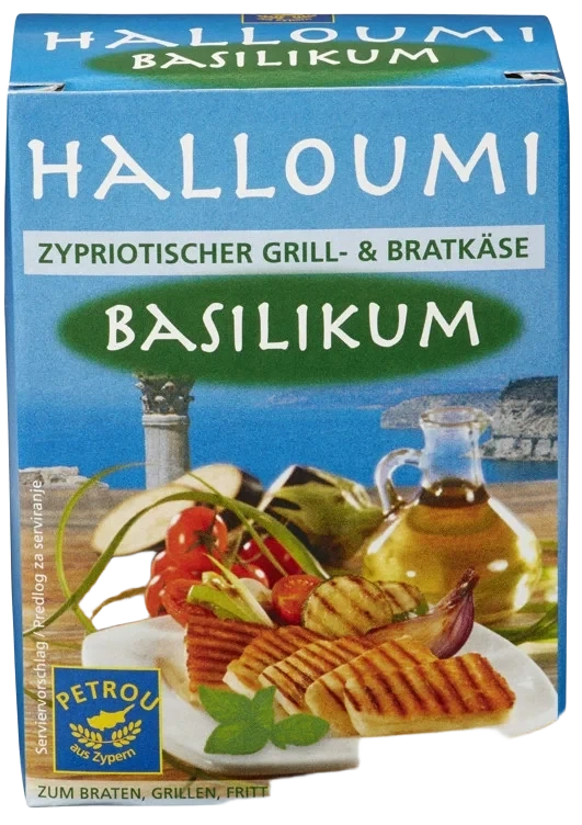 Halloumi m/basilikum   200g