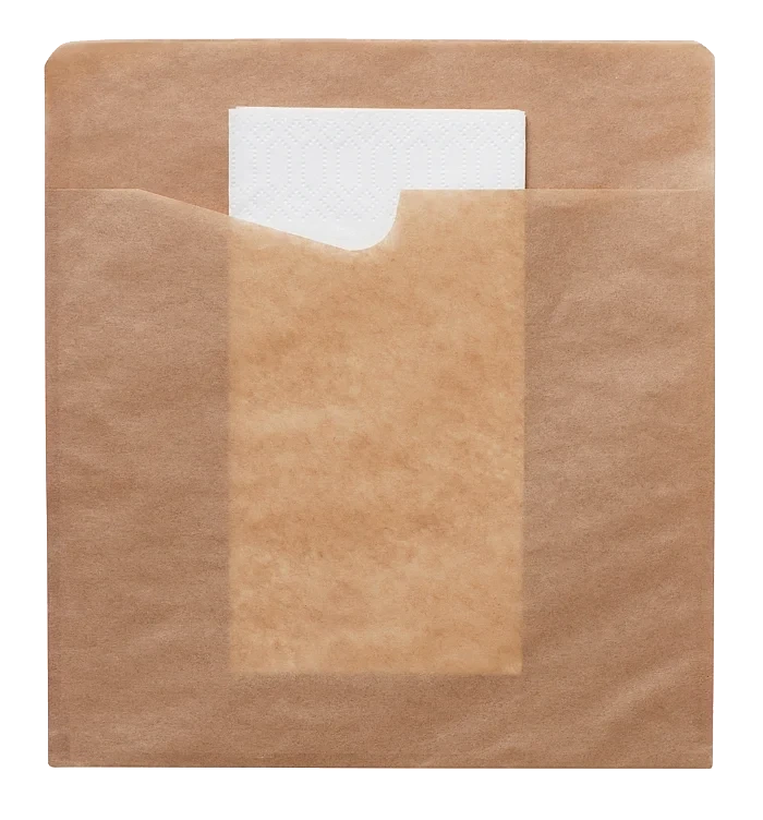 Snack sacchetto 194x210 m/ser craft  300stk