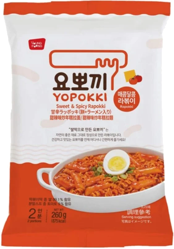 Yopokki Sweet and Spicy Rapokki 260g