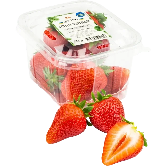 Jordgubbar Svenska 250g Klass 1 ICA