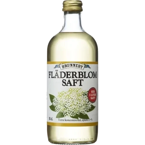Fläderblom Extra Koncentrerad Saft Glas