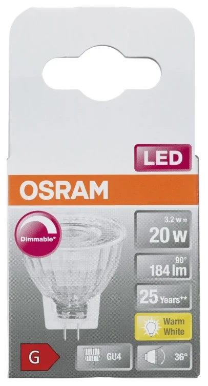Lyspære Led Spot Mr11 20 Dim Gu4 Osram