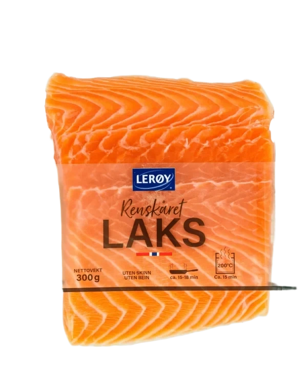 Laks Porsjon Renskåret u/Skinn 300g Lerøy