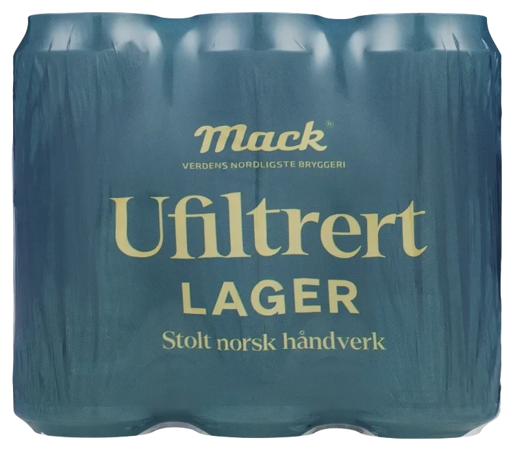 Mack Lager Ufiltrert 0,5lx6 boks