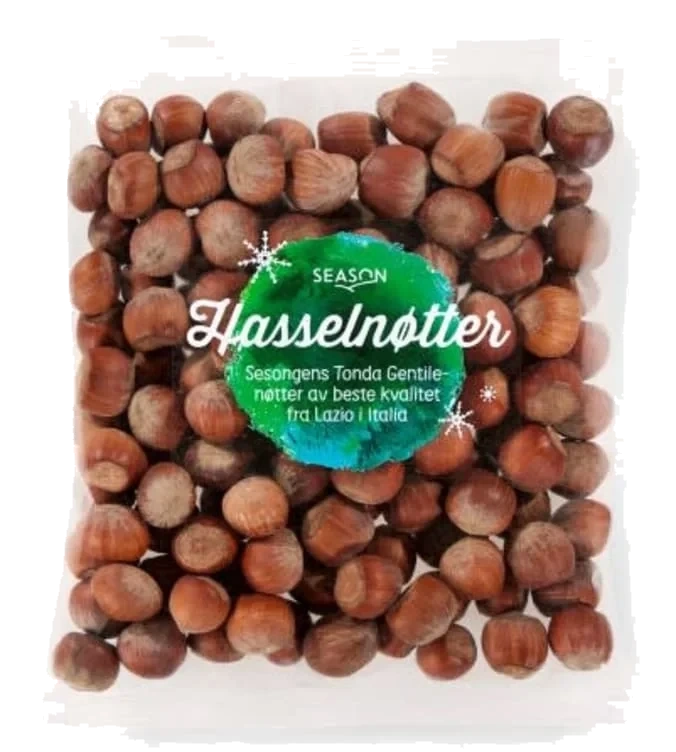 Hasselnøtter m/Skall 400g Season