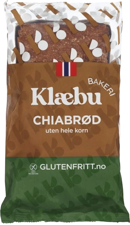 Chiabrød glutenfri 500g Klæbu