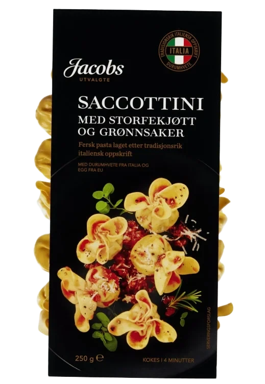 Saccottini Biff og Grønnsaker 250g Jacobs