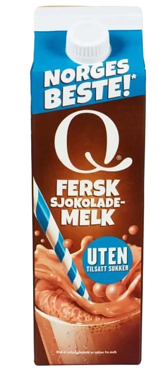 Sjokolademelk u/Sukker 1l Q