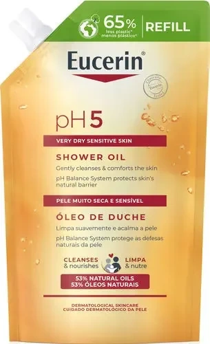 Eucerin pH5 Shower Oil Refill parfymert 400 ml