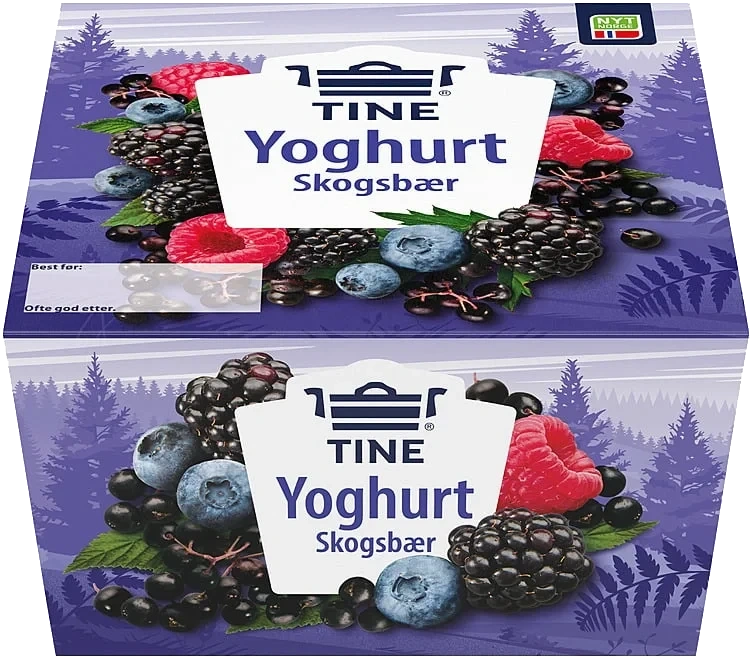Yoghurt alltid skogsbær      4x150g