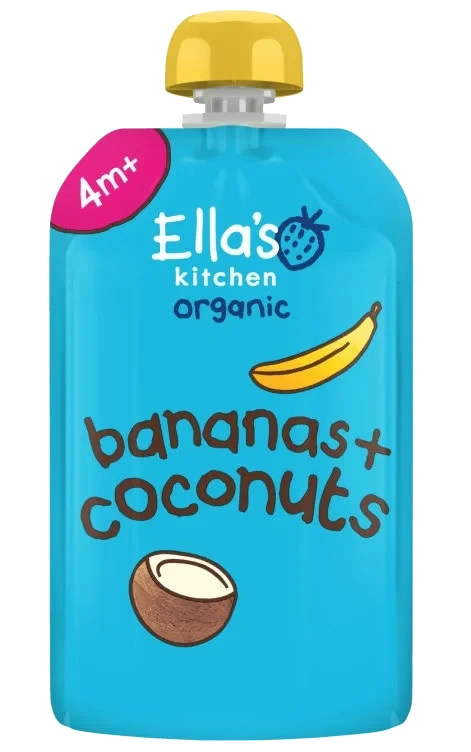 Banan+Kokos Øko 4mnd 120g Ellas